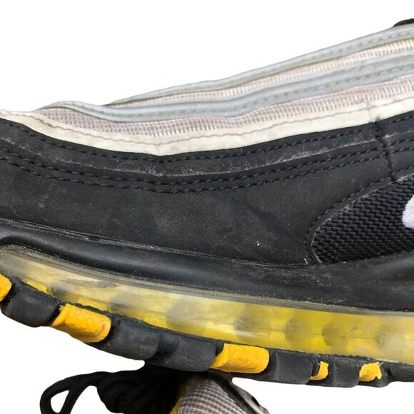 Rare 2018 Nike Air Max 97 Steelers Black Yellow Size 6 - Picture 9 of 15